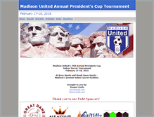 Tablet Screenshot of presidentcup.com